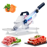Juanwan manual frozen meat slicer with stainless steel body offers durable daily use.