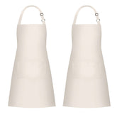 Jubatus beige apron with two pockets keeping tools within reach