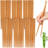 Jucoan bamboo chopsticks 100 pairs bulk for family meals and events