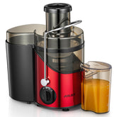 Juilist juicer front view highlights 800W power for quick juicing