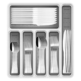 JUNLIN 49-piece set with tray, organized for easy serving and cleanup