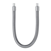 JURA stainless steel milk pipe HP3 with silver finish for feathery froth and clean milk flow.