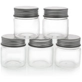 Juvale mini glass jars with lids for spices, keeps flavors fresh and organized