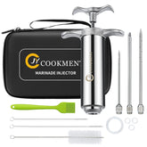 JY COOKMENT meat injector 2oz barrel, ready for flavor infusion on grills
