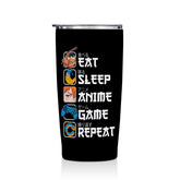 Jztco anime gifts 20oz tumbler pattern provides durable, water-resistant design for daily use.