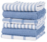 KAF Home premium kitchen towels flat weave denim 18x28 for versatile cleaning tasks