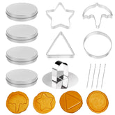 Kairsya Dalgona mold kit umbrella cutter for precise, eye-catching cookies