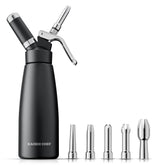 Kaiser chef professional whipped cream dispenser 500ml for reliable desserts.