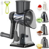 KalraMay rotary cheese grater with ergonomic handle for comfortable, controlled grating