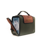 Kanga insulated cooler bag Woody pattern keeps drinks cold during outdoor picnics.