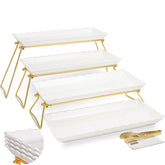 KAQAHIDO extra-large 4-tier display for grand buffets and gatherings