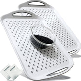 KAQAHIDO large non-slip serving tray with handles keeps meals steady on any lap.