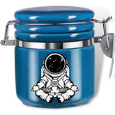 KARCOOL smell-proof jar with blue clamp lid for long-lasting freshness.