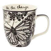 Karma Gifts boho mug features a butterfly motif for uplifting coffee moments.