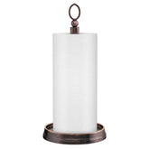 Kasunto paper towel holder base weighted for stability and countertop protection.