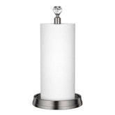 Kasunto paper towel holder with crystal ball on countertop adds elegant convenience