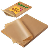 Katbite 200Pcs 9x13 heavy-duty parchment sheets ready for baking cookies.