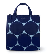 Kate Spade New York Joy Dot lunch bag front view shows portable style for on-the-go meals.