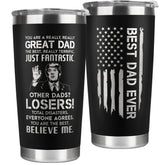 Katladiz 20oz tumbler with colorful design for dad on the go