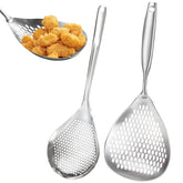 KAYCROWN skimmer spoon small diameter ideal for safe frying and quick draining