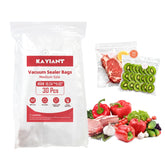 Kayiant vacuum sealer bags large 10x11 pack for organized meal prep.