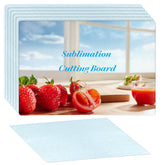 Keepwaters sublimation cutting board blank set 6pack ready for customization.