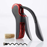 KEISSCO compact vertical wine opener sits ready for effortless bottle opening.