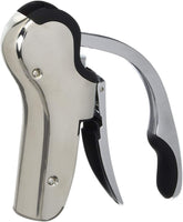 KEISSCO wine opener vertical corkscrew demonstrates fast uncorking for entertaining evenings