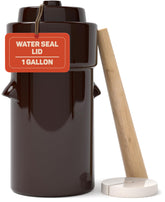 Kenley fermentation crock lid with water seal for safe at-home fermentation