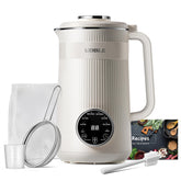 KIDISLE 8-in-1 Nut Milk Maker 32oz on countertop, ideal for plant-based beverages.
