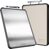 Kikcoin double-sided cutting board design for versatile meal prep and contamination control.