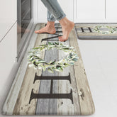 KIMODE 47x17 kitchen mat rectangle provides cushioned support for long cooking tasks.