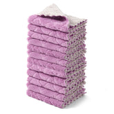 Kimteny 12-pack dish towels showcase coral velvet texture for fast kitchen drying