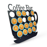 KingLive K Cups Holder cup silhouette display for elegant pod organization.