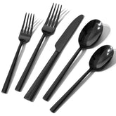 KINGSTONE 40pc dinner knife with sharp edge for precise cuts during family meals.