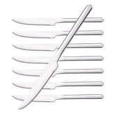 Kingstone Sharp steak knives with full-serrated blade for precise, quick cuts.