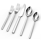 KINGSTONE silverware set on table for four, ready for everyday dining.