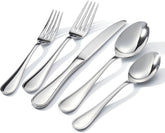 Kingstone teardrop silverware dinner fork with mirror polish, durable for daily dining.