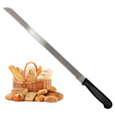 Kiss Core bread knife with long 13.7 inch blade slices crusty loaves cleanly.