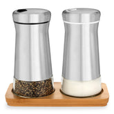 Kitchen-GO salt and pepper shakers with adjustable lid offer customizable seasoning