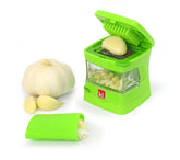 Kitchen Innovations Garlic-A-Peel with green handle for fast, odor-free garlic prep