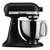 KitchenAid Artisan 5-Qt Tilt-Head Mixer Matte Black, versatile power for family-sized baking.