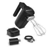 KitchenAid Go cordless hand mixer with battery included for cordless convenience
