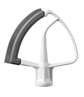 KitchenAid KFE5T flex edge beater scraping bowl for thorough mixing