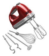 KitchenAid KHM926 hand mixer with Turbo Beater II attachments for dense mixes