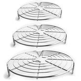 KITCHENATICS round cooling rack 7-5-inch side view promotes even air circulation for cooling