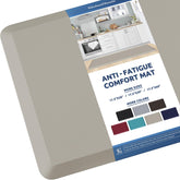 KitchenClouds anti-fatigue kitchen mat with cushioned surface for comfortable standing while cooking