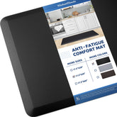 KitchenClouds cushioned anti-fatigue kitchen rug for comfortable standing while cooking
