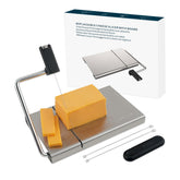 KITCHENDAO replaceable wire cheese slicer front view shows sturdy build and easy handling