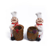 Kitchenthusiast Chef Toothpick Holder basket design adds stylish toothpick storage.